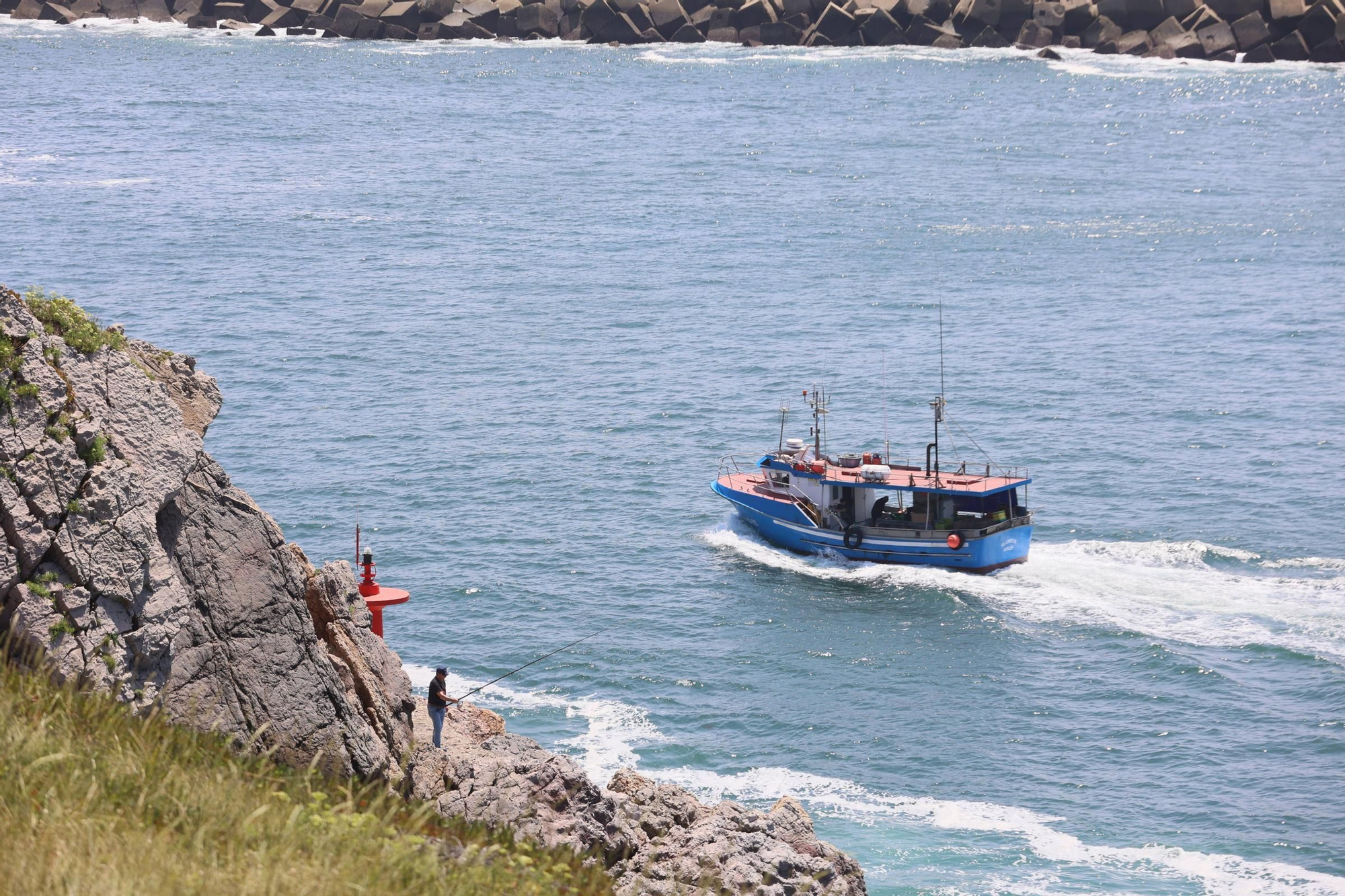 EN IMÁGENES: El faro de Avilés, balcón privilegiado a la ría