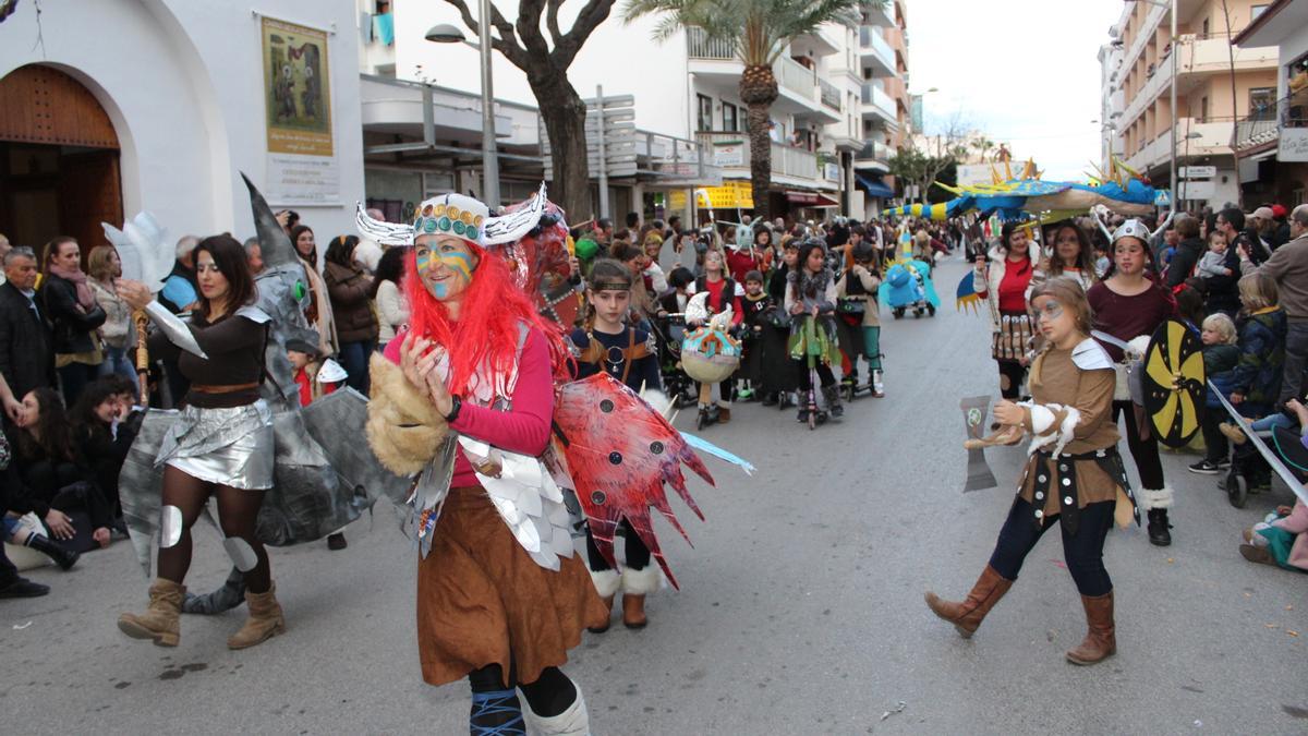 Imagen de archivo del carnaval de Santa Eulària