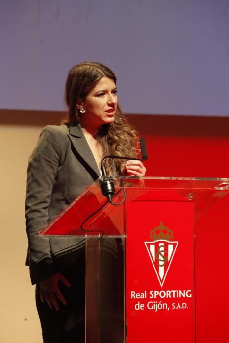 Presentación de la Fundación Escuela de Fútbol de Mareo Real Sporting de Gijón.