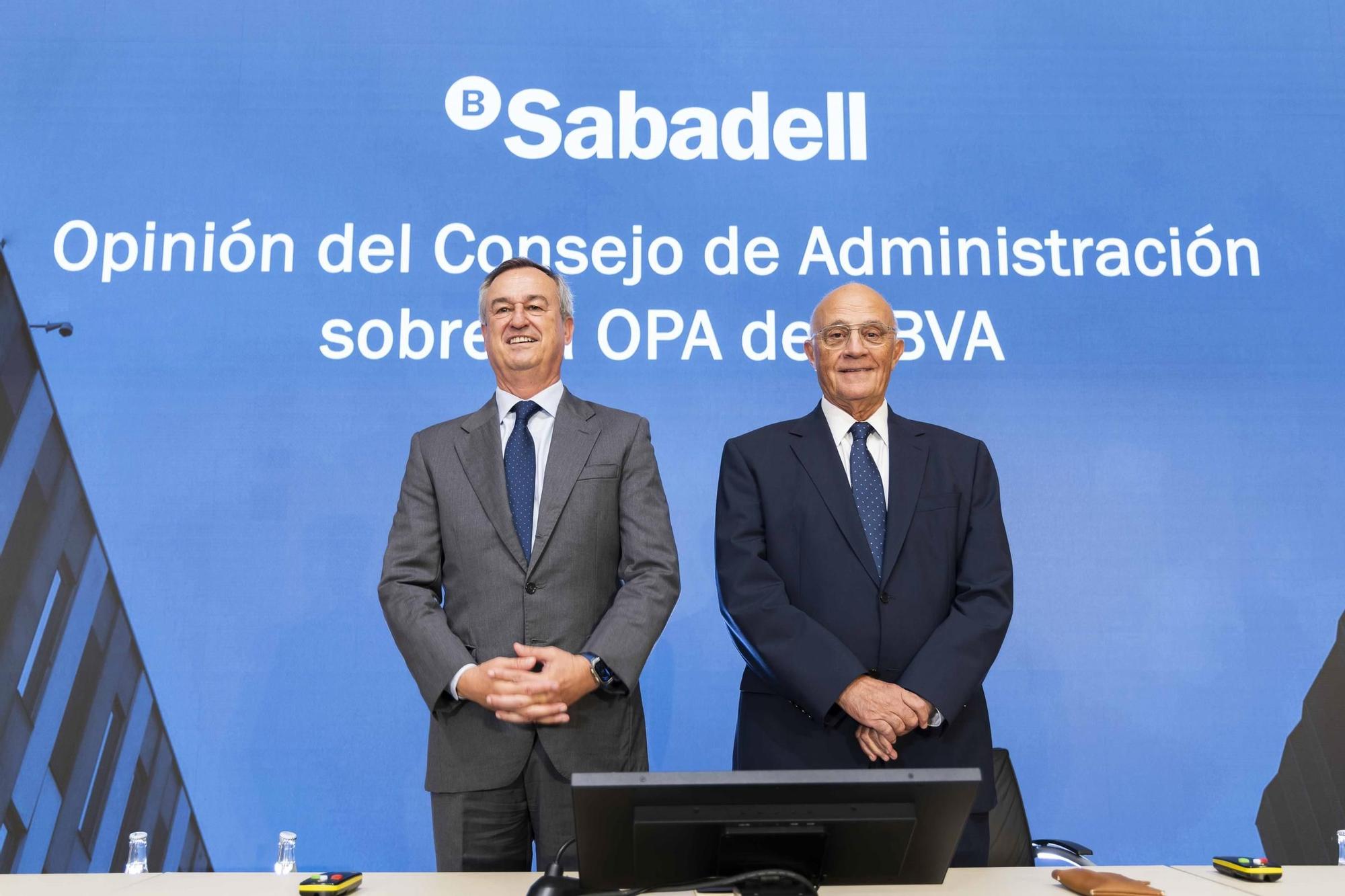 Solo el 1,1% del capital del Sabadell en manos de clientes