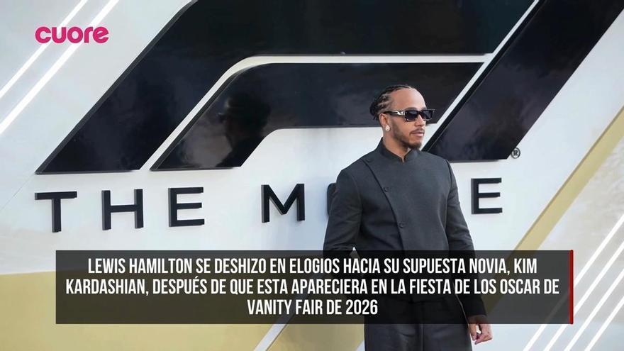 Lewis Hamilton elogia a su supuesta novia Kim Kardashian