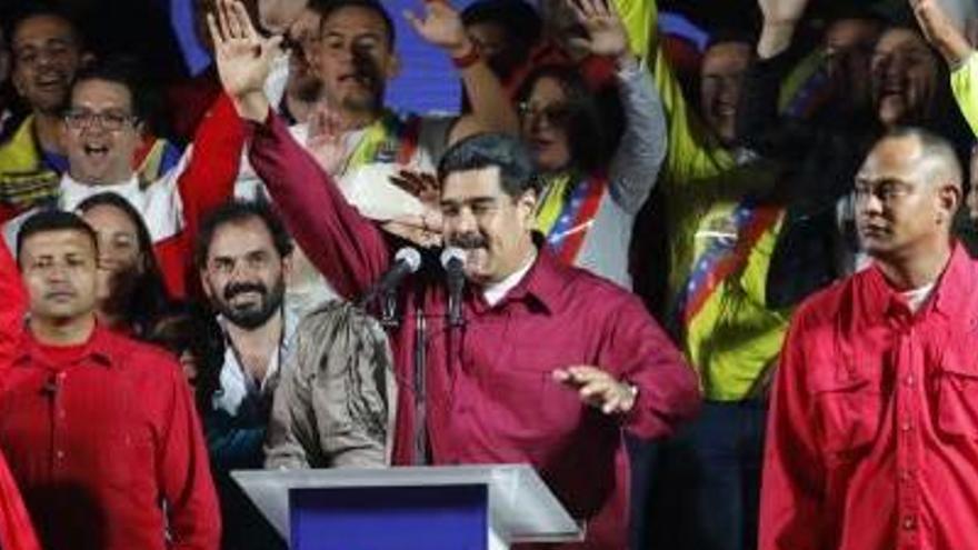 Maduro després de conèixer els resultats electorals
