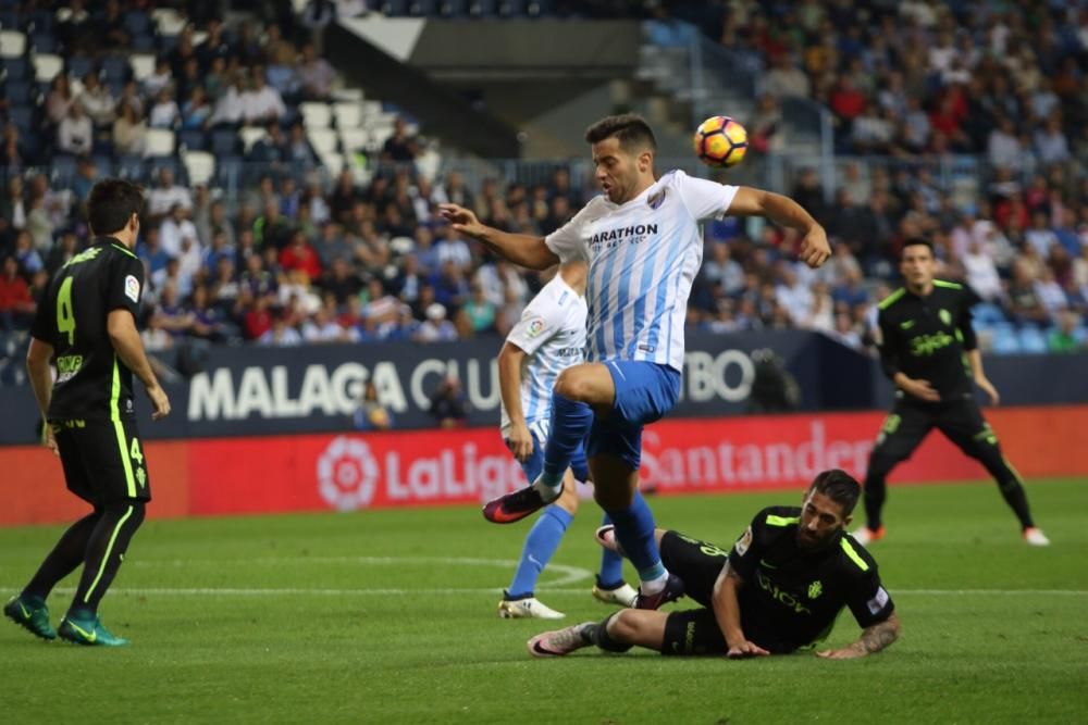 LaLiga Santander | Málaga CF, 3 - Sporting, 2