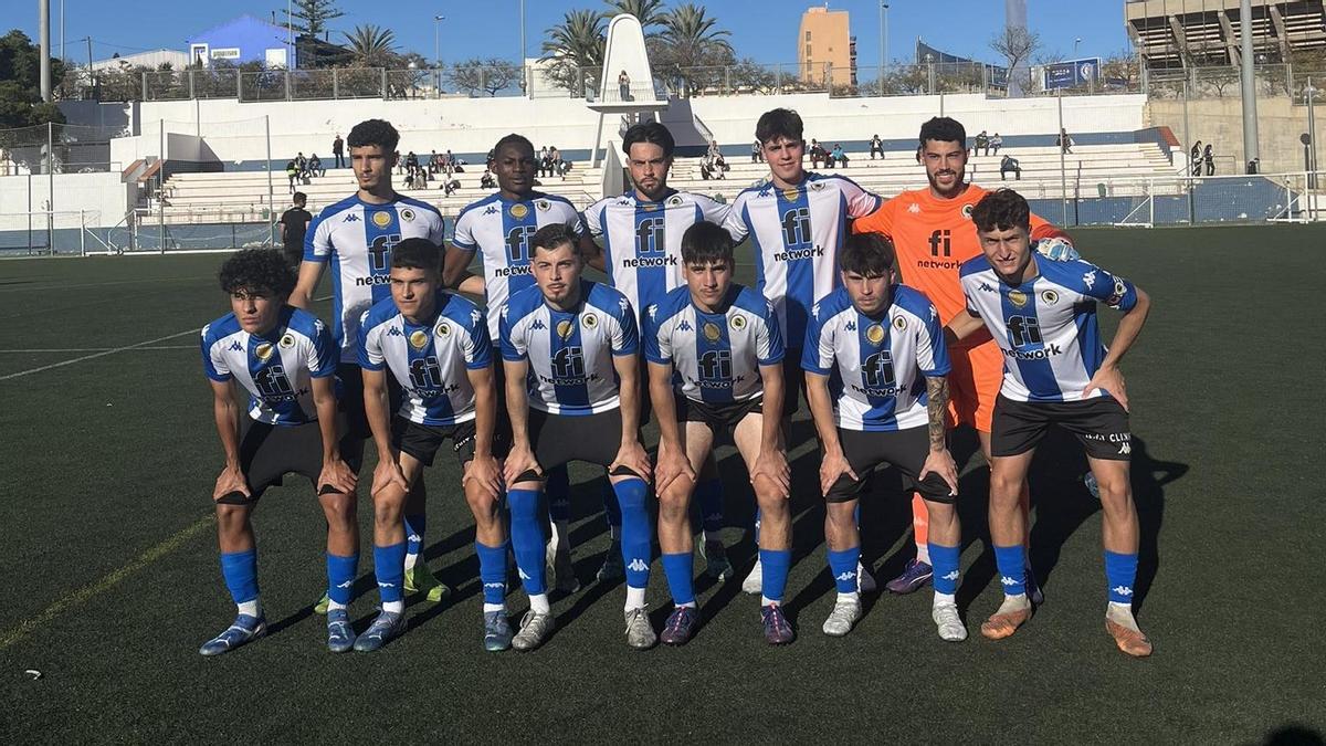 Once inicial del Hércules B frente al CD Olímpic