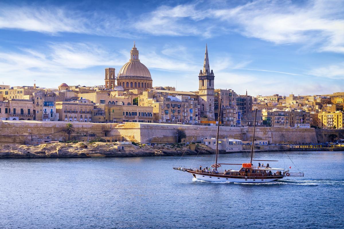 Vistas de La Valeta, la capital de Malta
