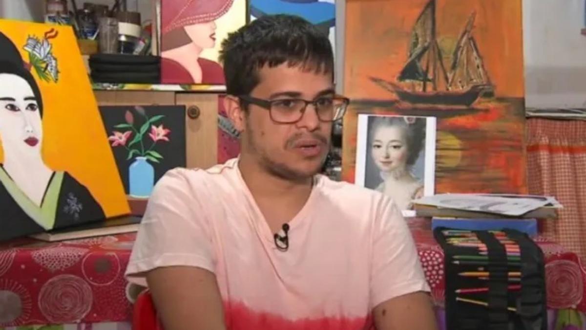 El arte como terapia: Jerónimo, un joven artista canario con TDAH que expone por primera vez