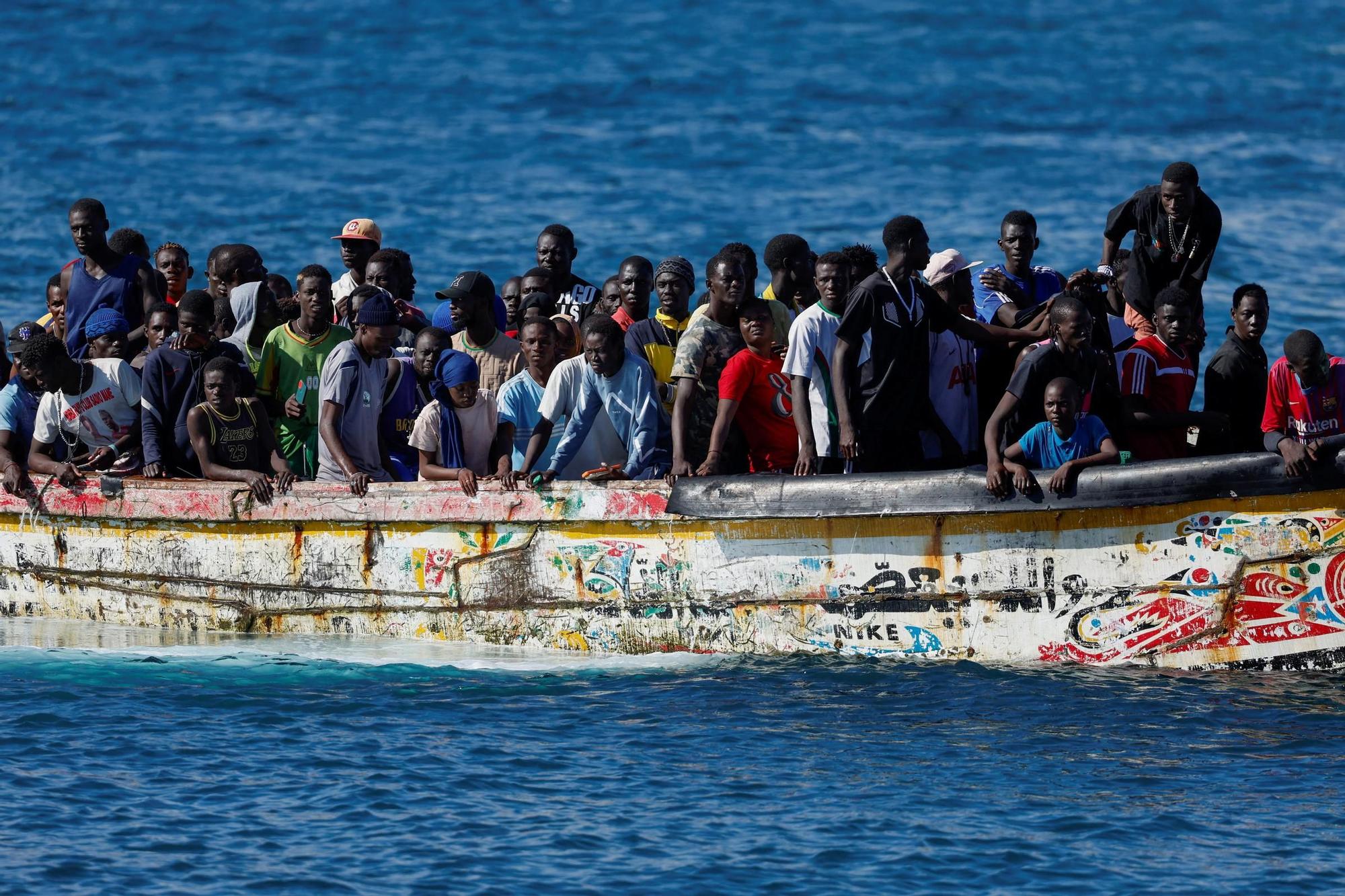 Llegada de migrantes a Gran Canaria