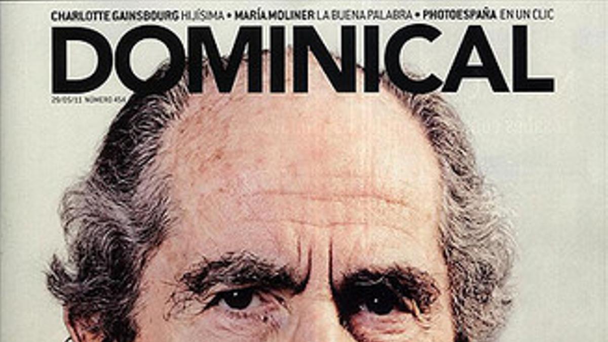 Philip Roth es el protagonista de la portada del 'Dominical'