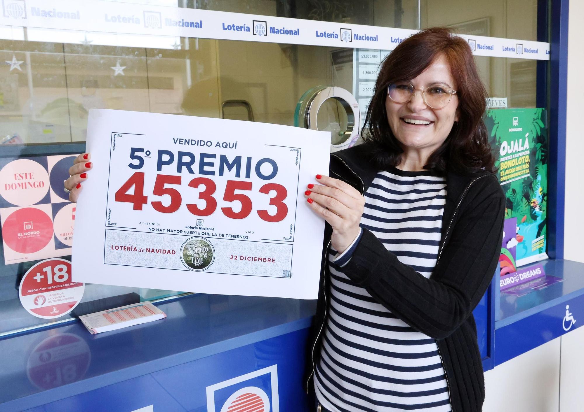 Las mejores imágenes de la Lotería de Navidad 2023 en Galicia