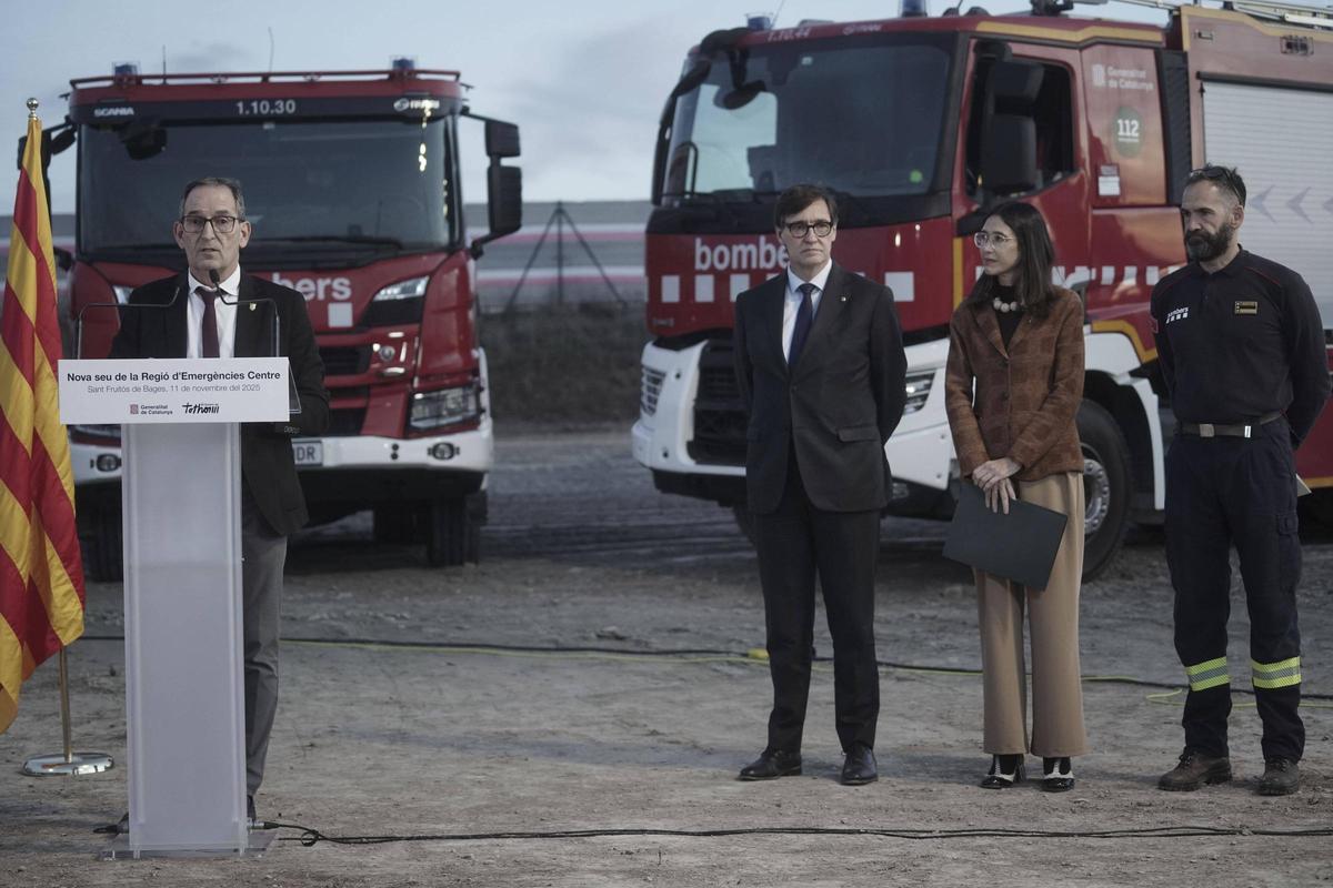 L'alcalde Joan Carles Batanés durant el seu discurs