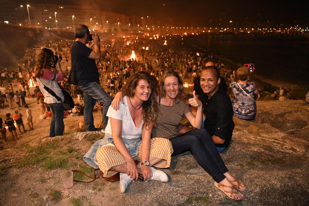 Así fue el día y la noche de San Juan en A Coruña