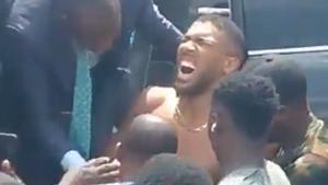 Anthony Joshua sobrevive a una colisión con un camión en Nigeria