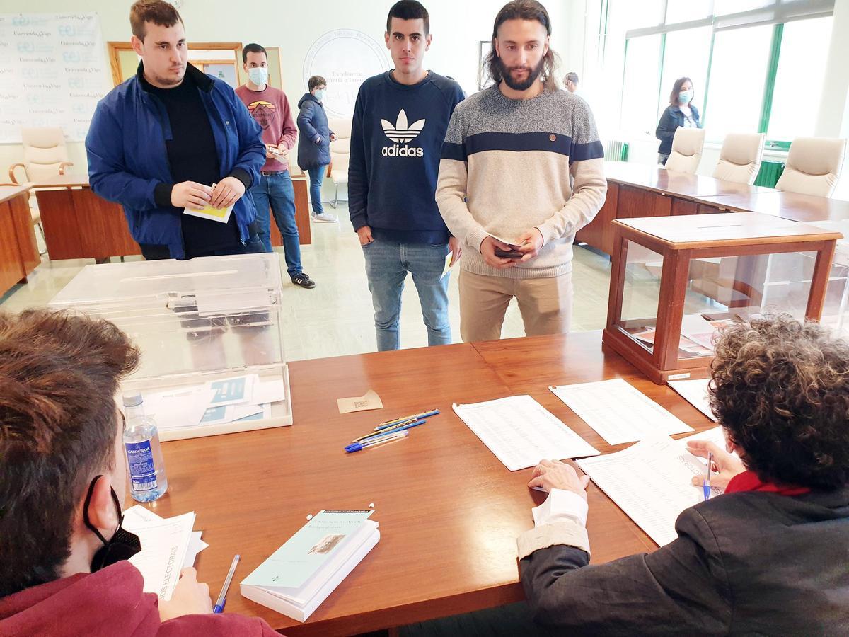 Votaciones en Industriales en las últimas elecciones al Rectorado de 2022.