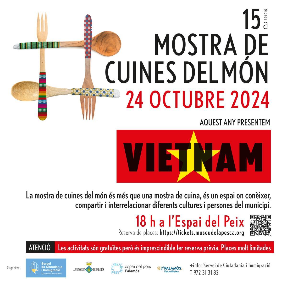 Cartell  de la 15a edició de la mostra de Cuines del Món