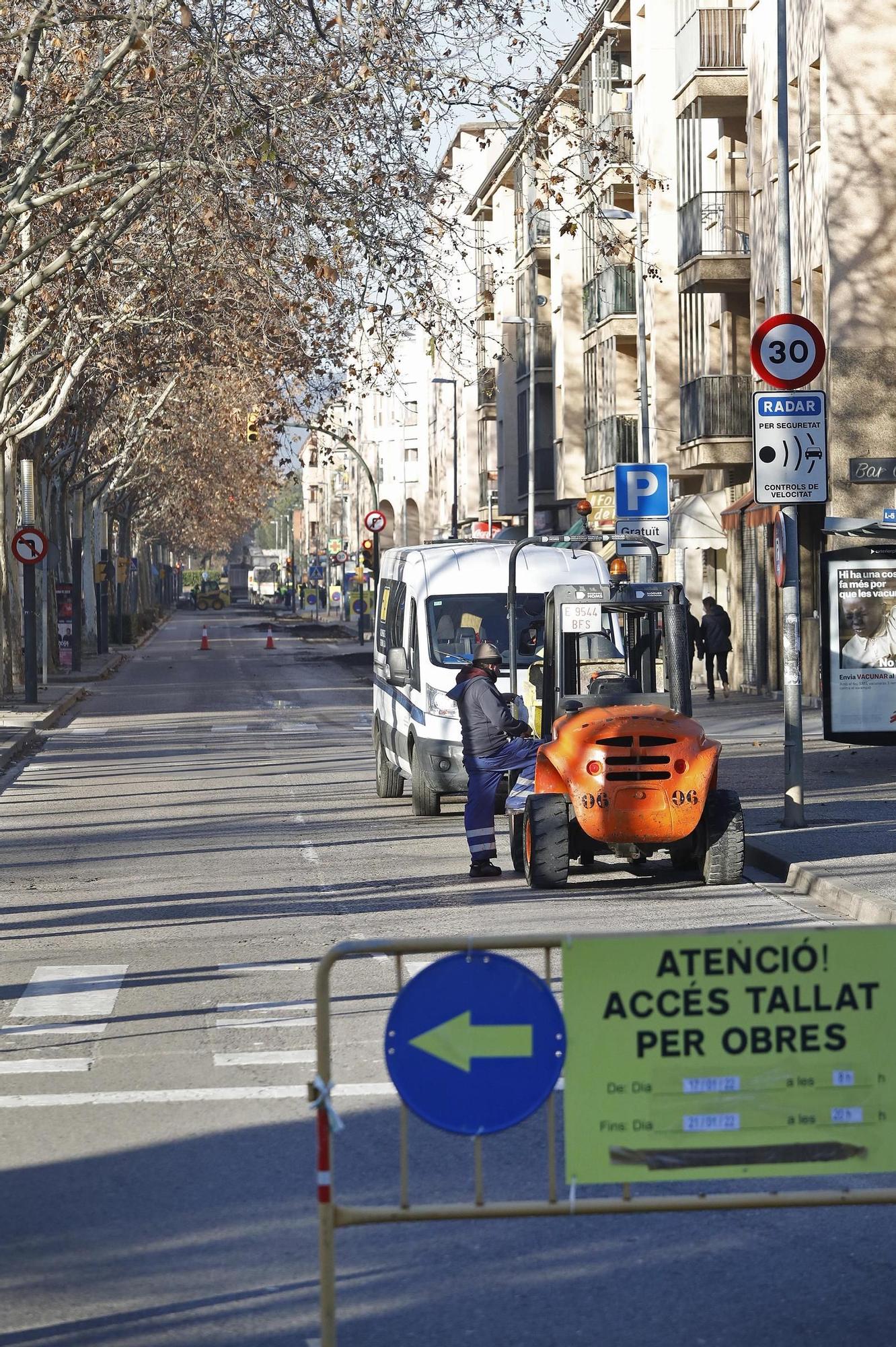 Comença l'asfaltatge a Fontajau