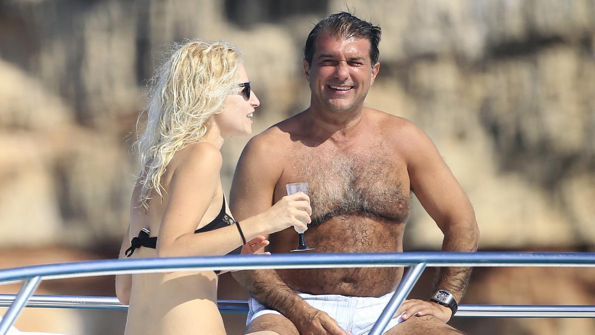 Joan Laporta, en un yate