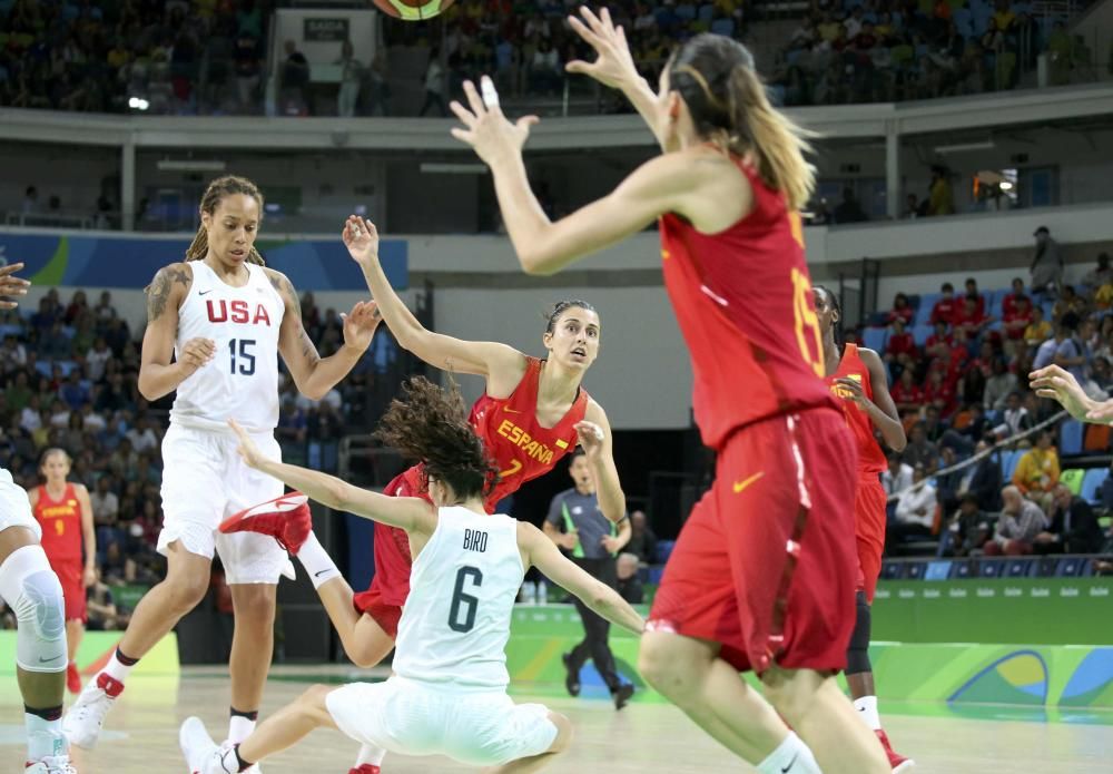 Las mejores imágenes de la final de baloncesto femenino de Río 2016.