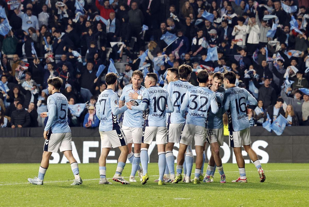 Balaídos vive otra gran noche europea: las mejores fotos del Celta-PAOK