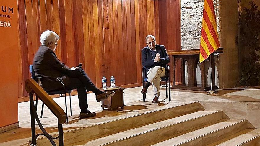 Quim Torra presenta el seu llibre a Berga