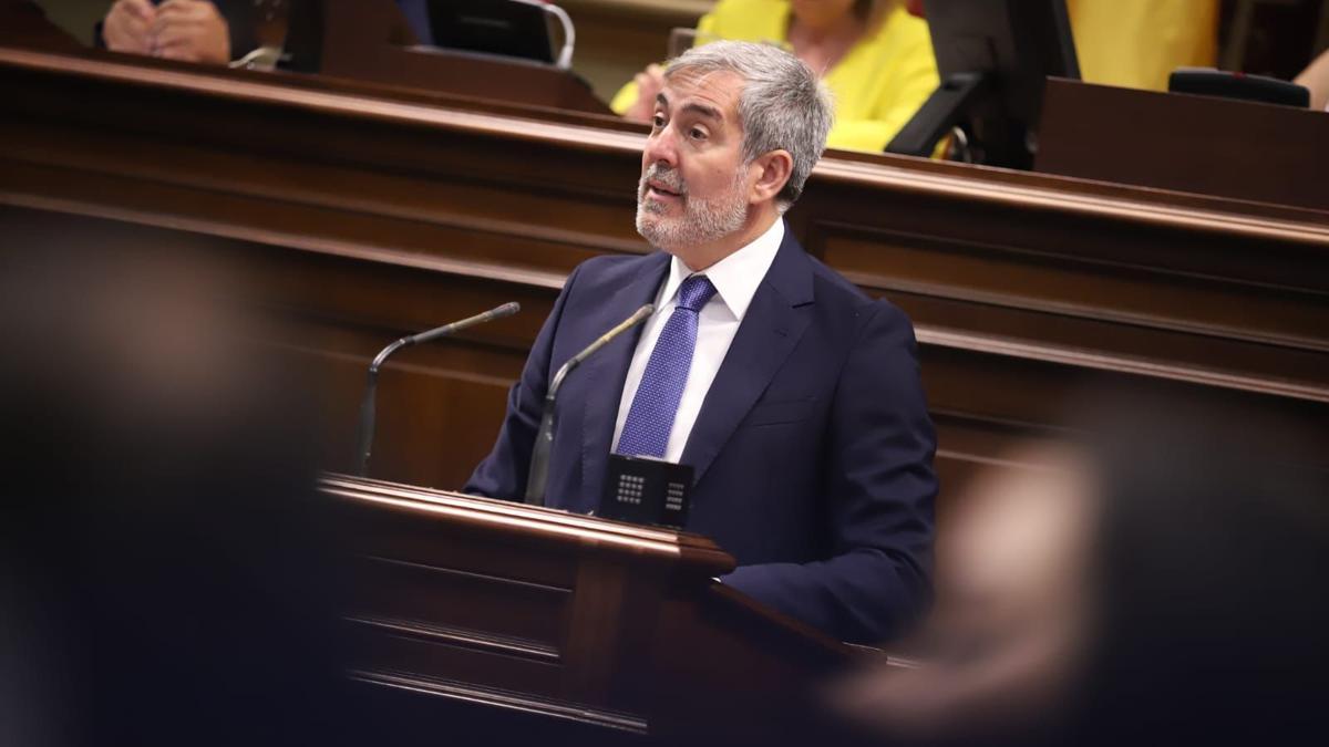 Pleno de investidura de Fernando Clavijo como presidente del Gobierno de Canarias