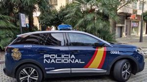 Imaxe dun coche da Policía Nacional.