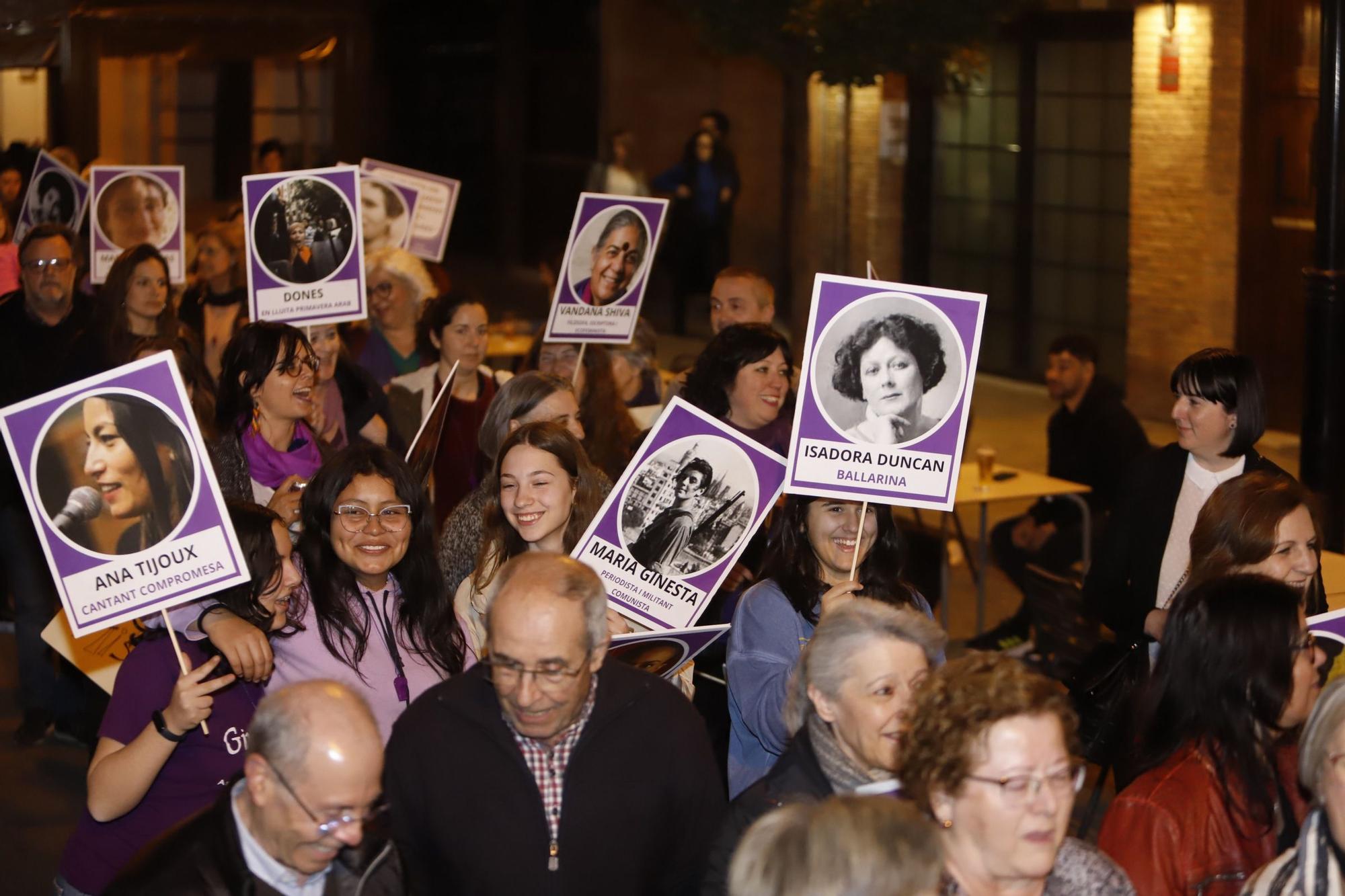 Manifestaciones y actos por el 8M en Ontinyent y Xàtiva