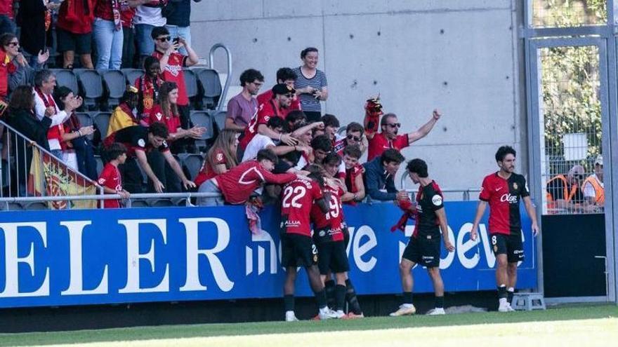 Adri Fuentes rescata a un pobre Mallorca en Zubieta
