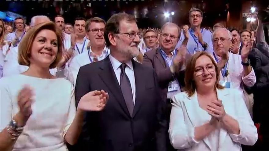 El PP despide entre lágrimas a Mariano Rajoy