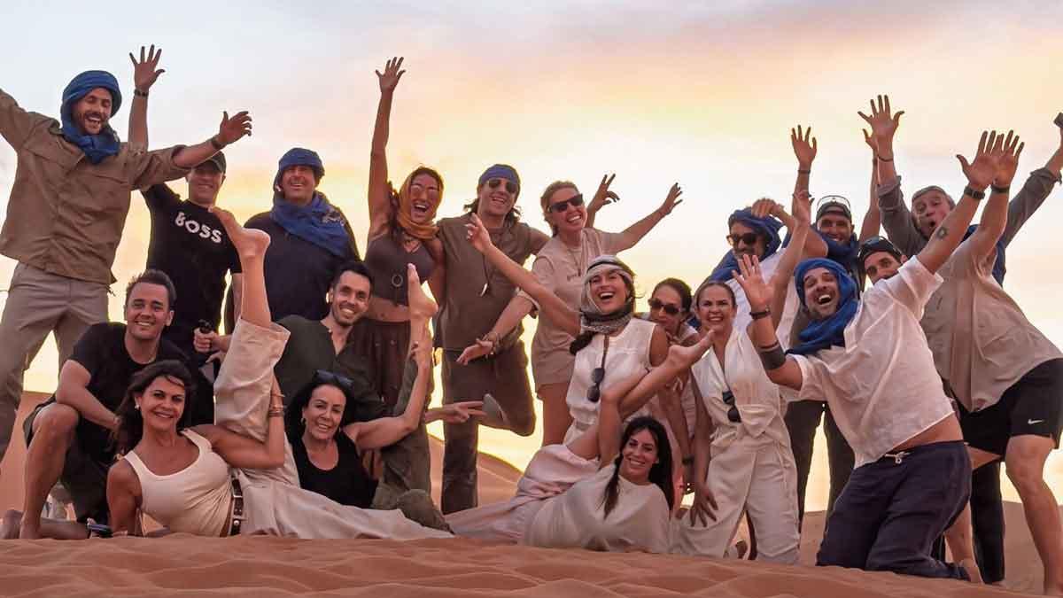 Los participantes en el viaje 'Maktub: Cartas al Desierto'