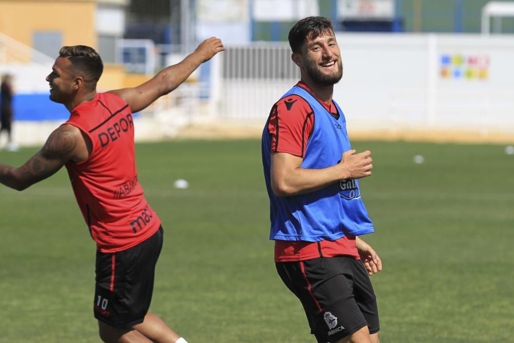 El Dépor prepara en Benidorm el partido del Elche