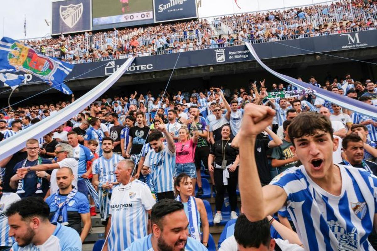 Noche récord en La Rosaleda