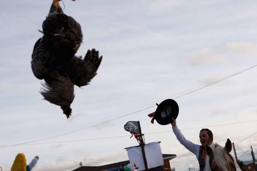 Carrera de Gallos en Fresno de la Ribera