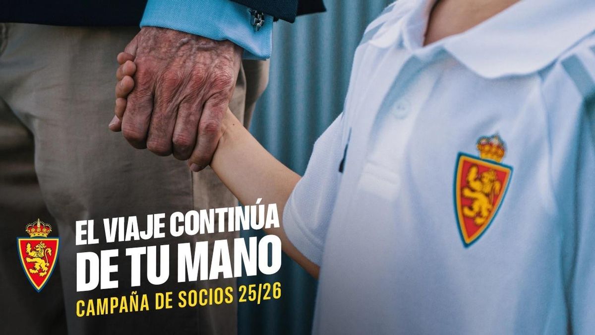 Imagen de la campaña de abonados del Real Zaragoza.