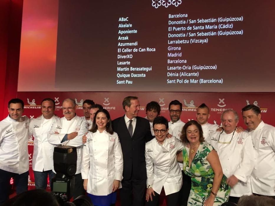 Los chef que tienen estrellas, incluido Quique Dacosta