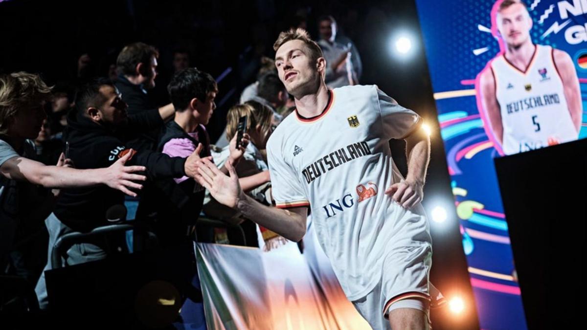 El alero Niels Giffey, nuevo jugador del UCAM Murcia, durante el pasado Eurobasket.  | FIBA