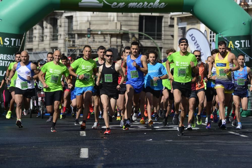 Carrera y caminata contra el cáncer en A Coruña