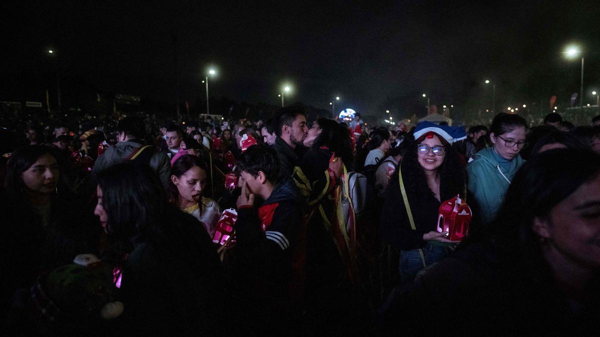 Día de las velitas en Bogotá