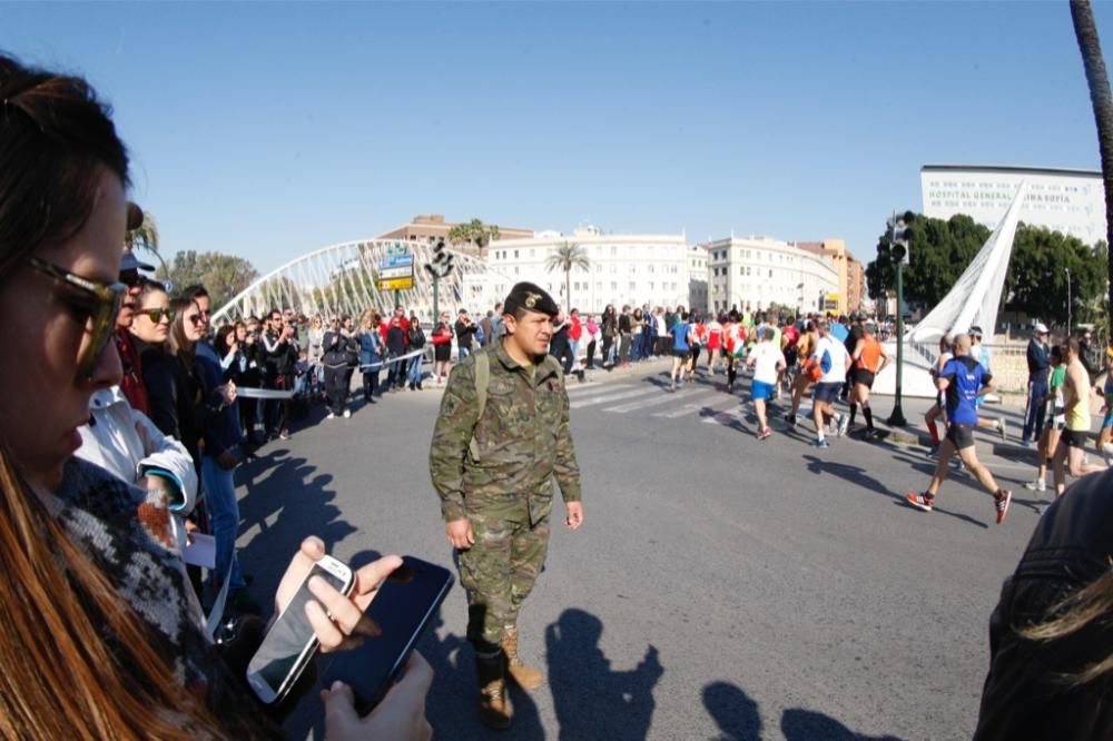 Media Maratón Murcia: Paso por Puente Reina Sofía