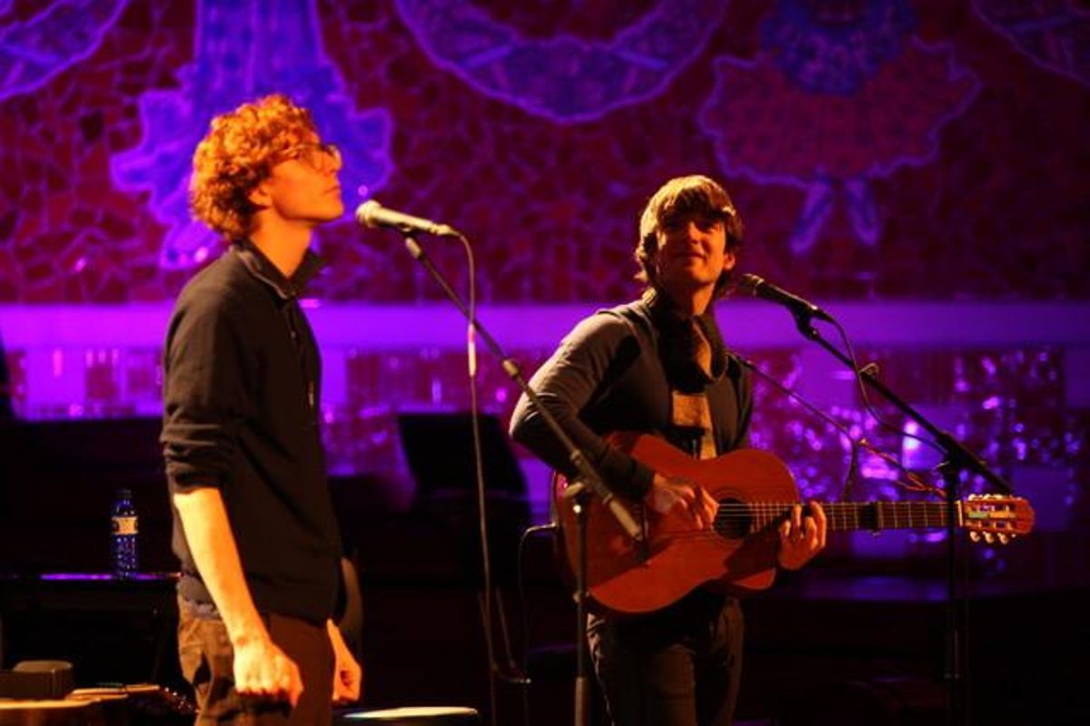 Concert de Kings of Convenience al Palau de la Música, el novembre del 2009. Seran a l’escenari San Miguel el dissabte 2 de juny.