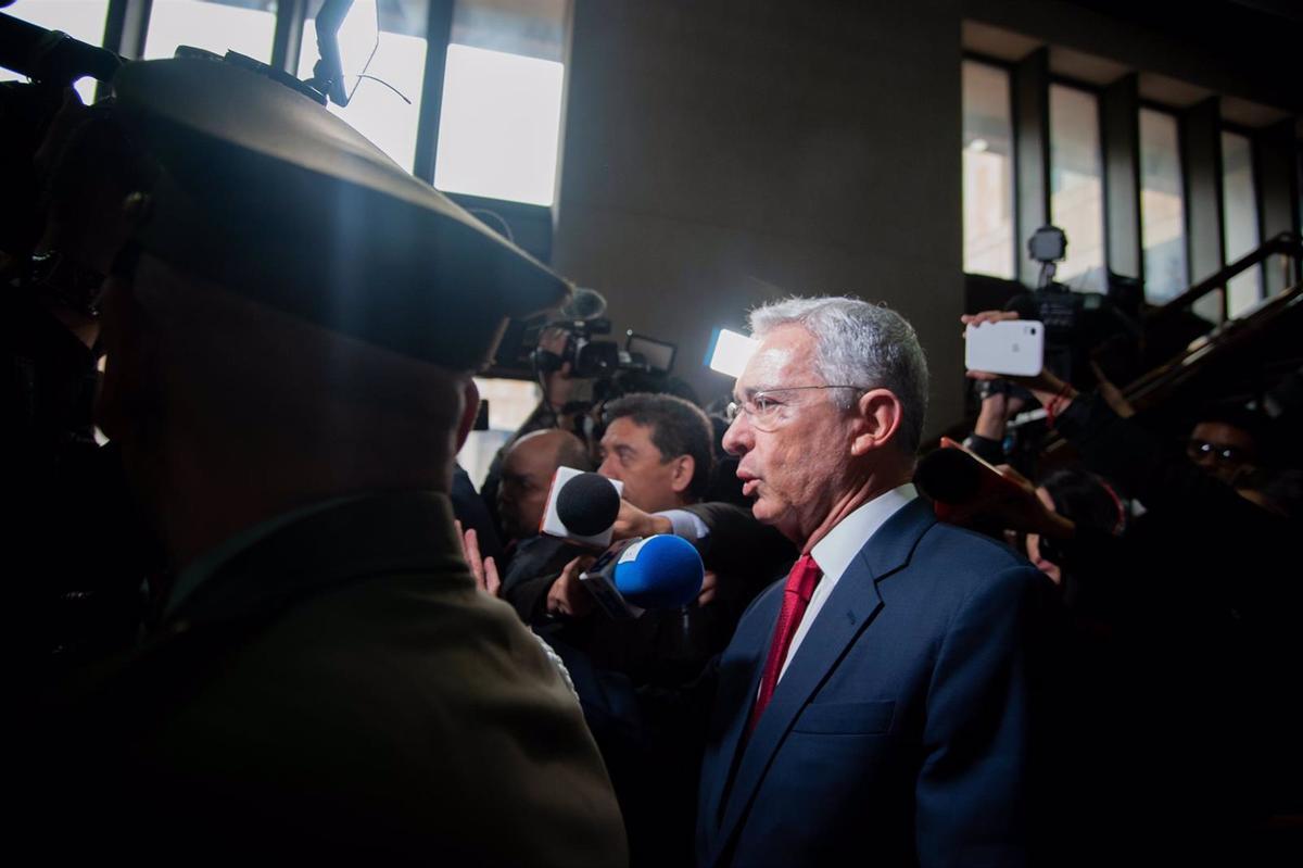El expresidente de Colombia Álvaro Uribe. El expresidente de Colombia Álvaro Uribe.