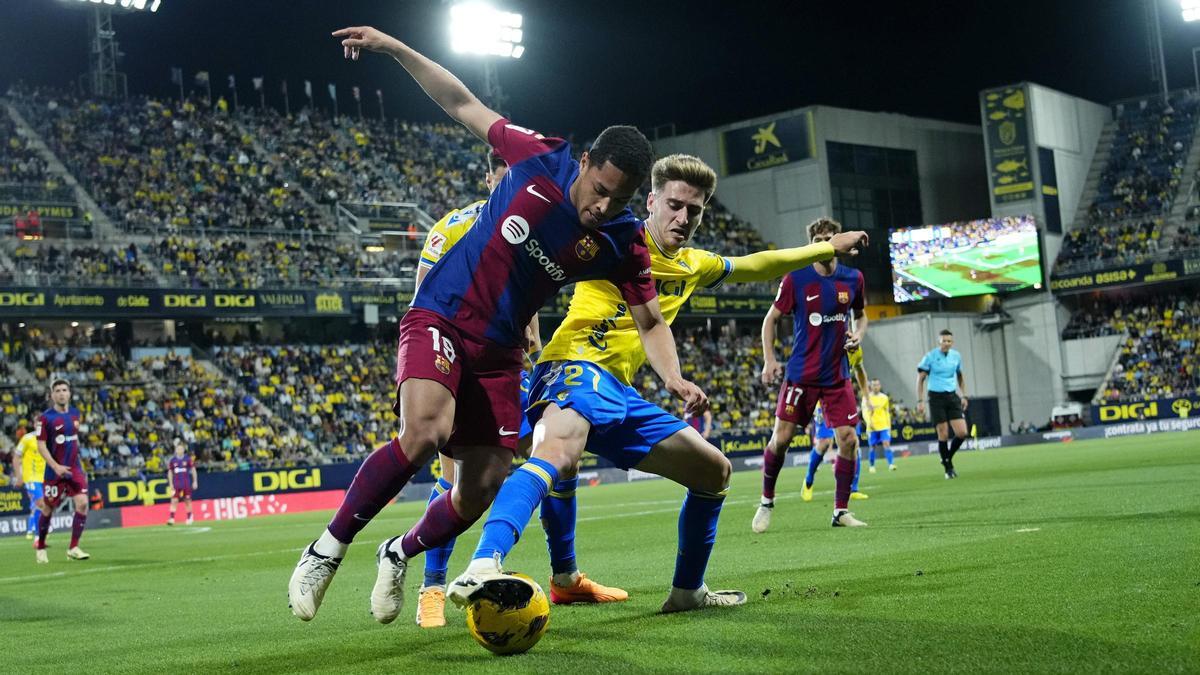 Vitor Roque, en el Nuevo Mirandilla.