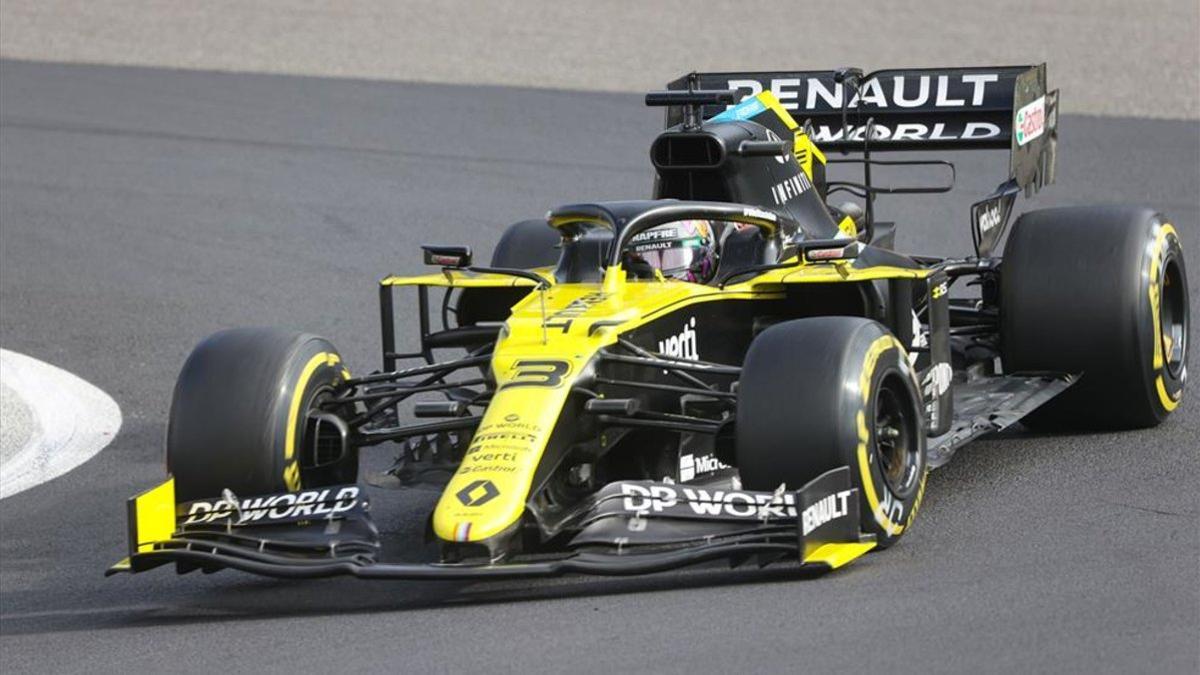 Ricciardo terminó tercero en el GP Eifel.