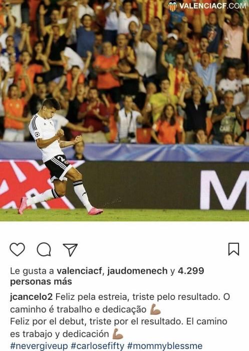 Los mensajes de Cancelo a su madre