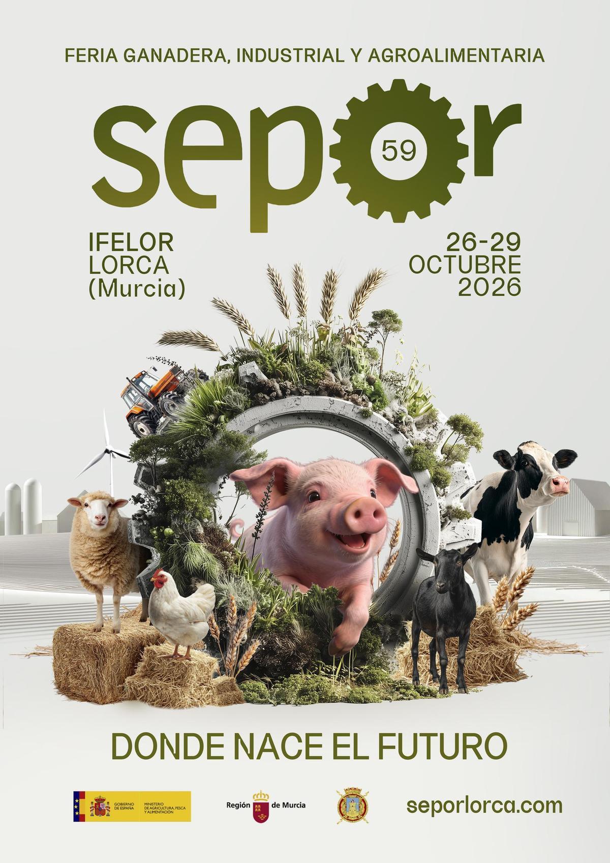 Cartel anunciador de la edición número 59 de SEPOR.