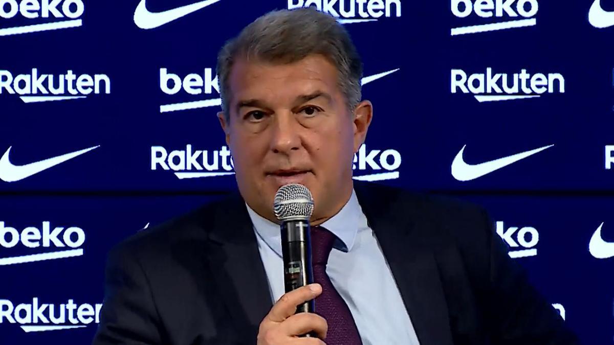 Laporta: "Tenemos plena confianza en Xavi"