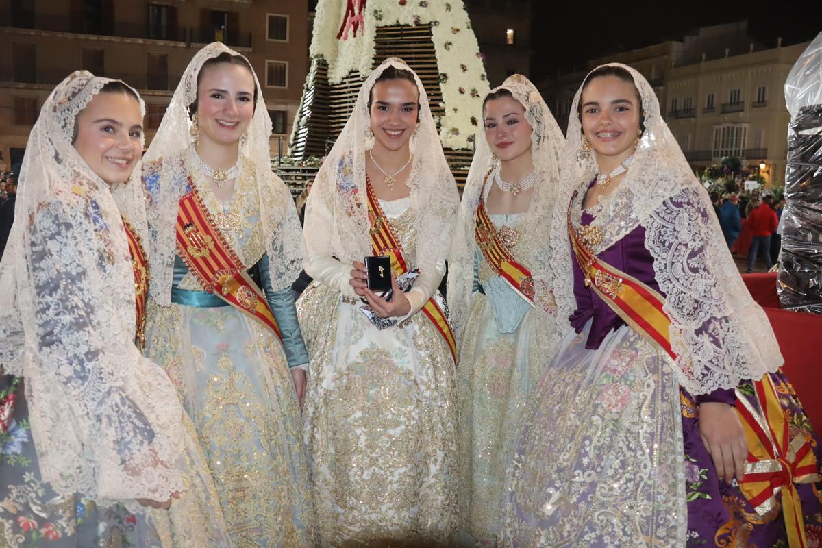 Las cinco ultimas FFMMIIVV. Marina Garcia (2024), Nerea Lopez (2022), Sara Larrazabal (2019), Carla Garcia (2020-2021) y Paula Nieto (2023)