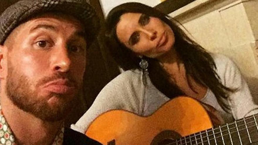 Sergio Ramos felicita a Pilar Rubio por su santo