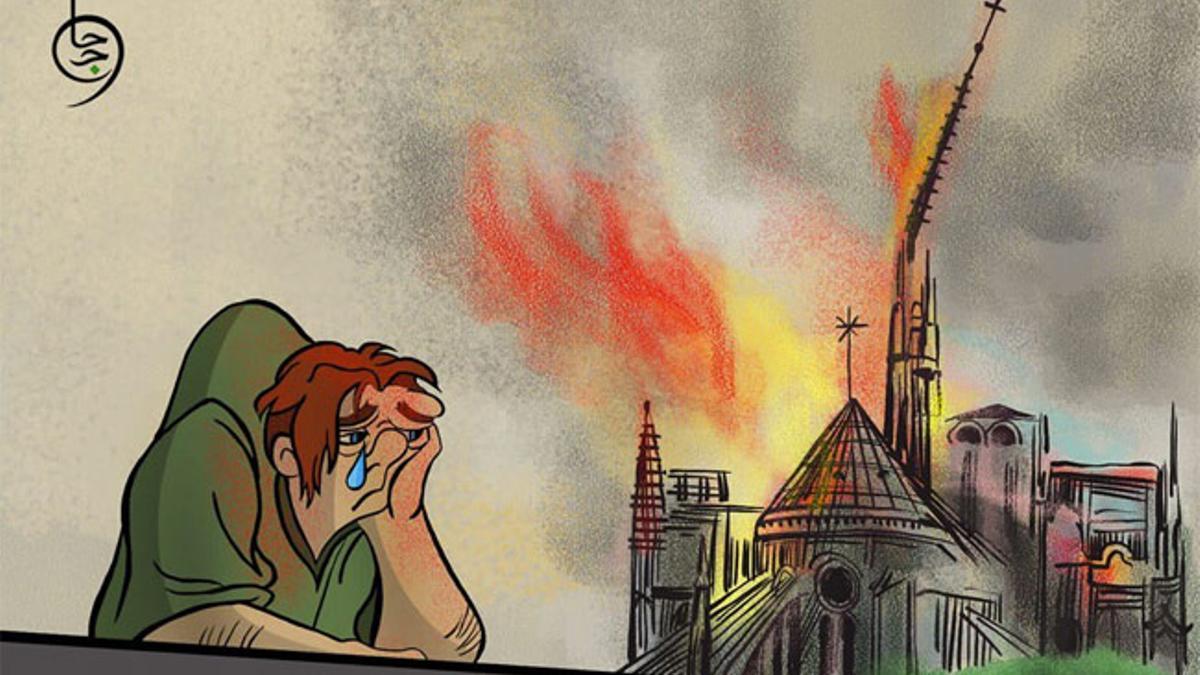 Notre Dame, en las redes