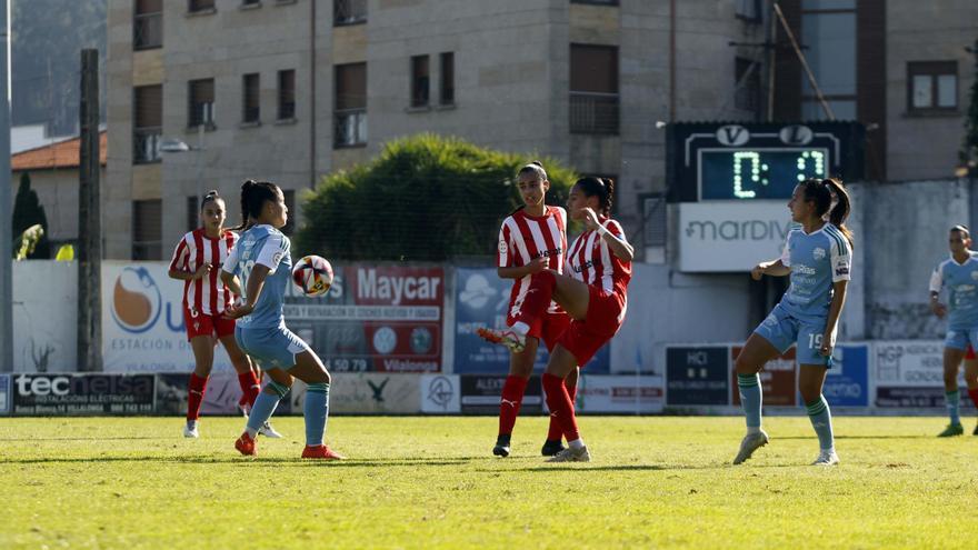 El Viajes Interrías se abre paso entre los mejores goleando al Sporting de Gijón (4-0)