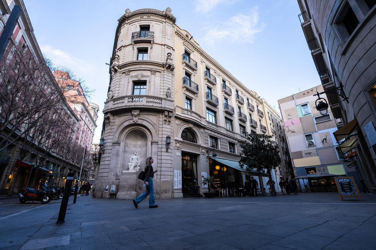 La finca de la calle de Xuclà donde vivió Cerdà tras casarse con Clotilde Bosch.